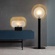 Торшер черный Aelura, 50*140 см, LED, E14, металл, 40 Вт