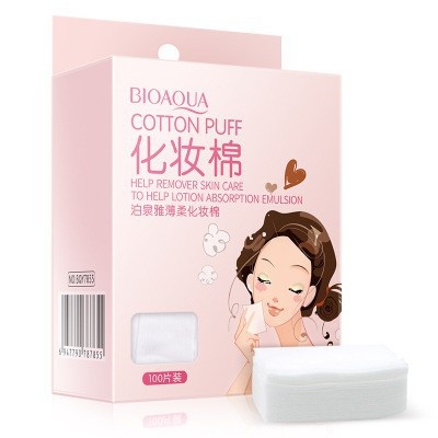 Тонкие хлопковые паффы Bioaqua