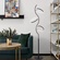 Торшер черный Evolvion, 45*165 см, LED, металл, 36 Вт
