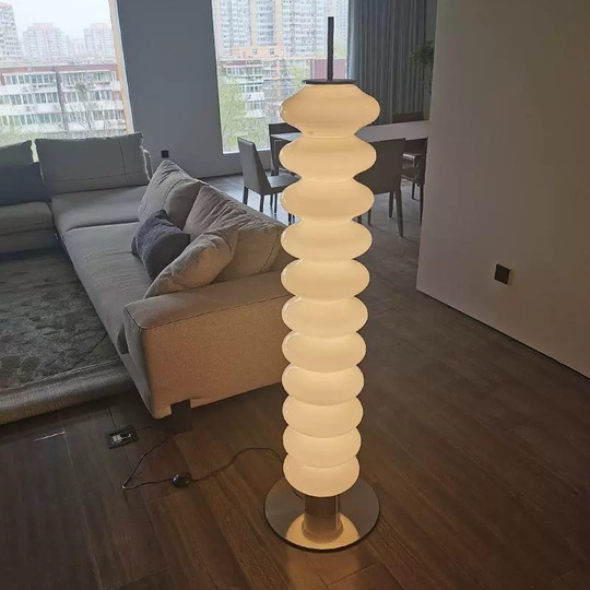 Торшер серебро Aelorith, 40*155 см, LED, металл, 36 Вт