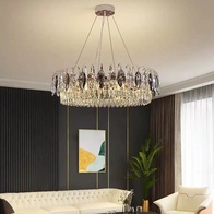 Подвесной светильник BURAK 80*20, золотой, кристалл, металл,  LED.