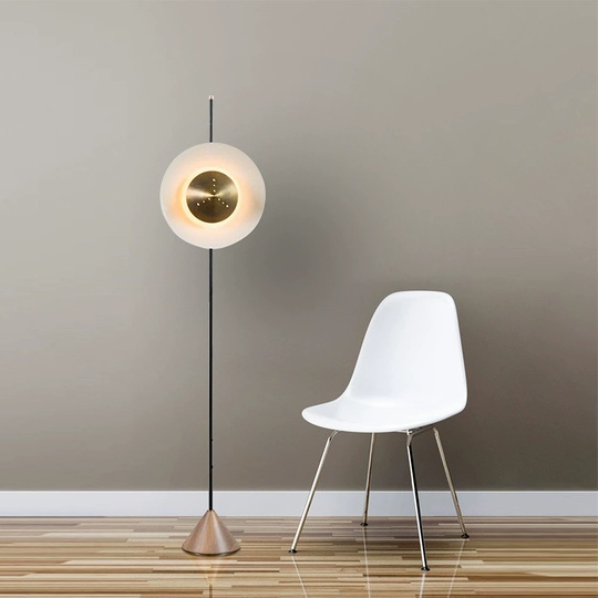 Торшер бронза Aluvori, 32*32*165 см, LED, металл, 10 Вт