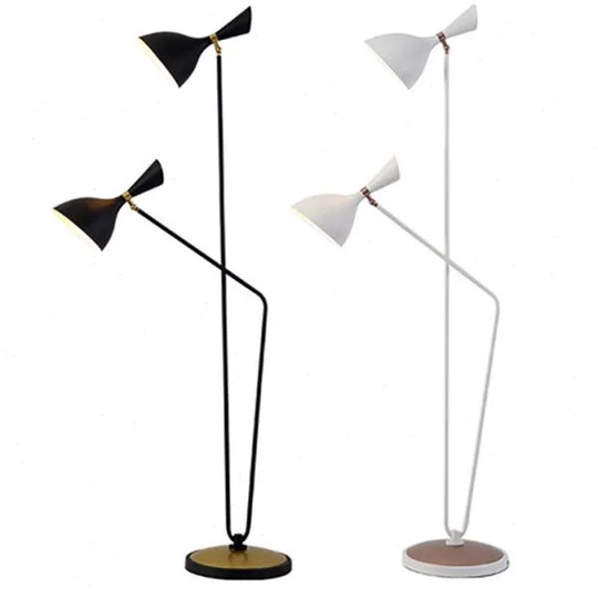 Торшер черный, золото Garden, 60*160 см, LED, 14*2, металл, 14 Вт