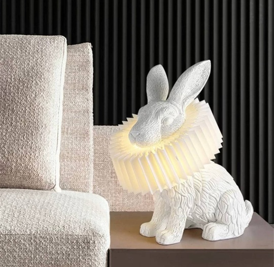 Настольная лампа RABBIT 30*32, белый, смола