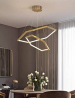 Люстра подвесная, медь, ПММА, CHIP 40*60 металл, LED.