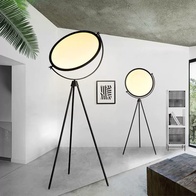 Торшер черный Elyesto, 50*75*175 см, LED, металл, 25 Вт