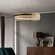 Люстра подвесная, медный, хрусталь, FASHIONABLE 40*16, металл, LED.