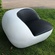 Кресло Chair Reposo, белый с черным, 102*66