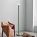 Торшер зеленый Elevith, 25*178 см, LED, мрамор металл, 10 Вт