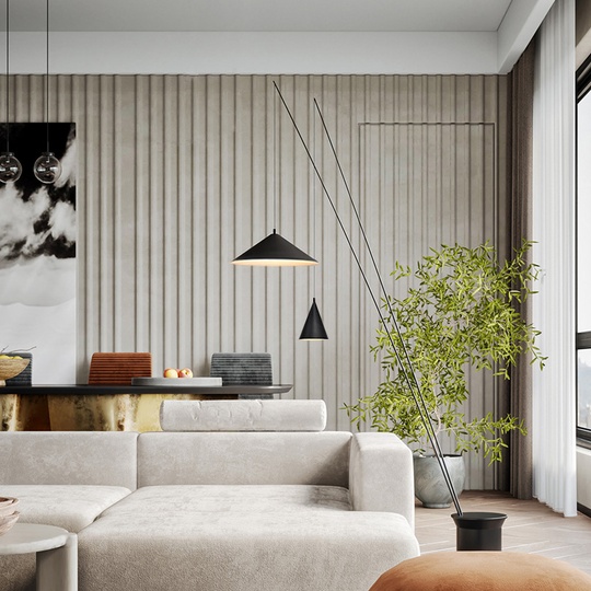 Напольный светильник MAI HE MAI черный North Vibia, E27, 10 Вт