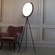 Торшер черный Elyesto, 60*75*180 см, LED, металл, 25 Вт