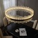 Люстра подвесная, медный, хрусталь, FASHIONABLE 60*16, металл, LED.