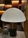 Зеленая настольная лампа MUSHROOM FLAIR, 30*35 см