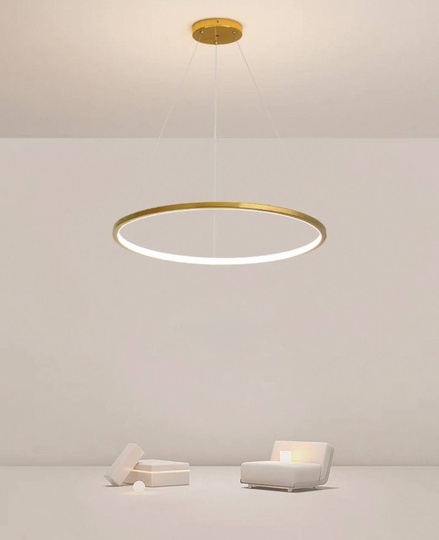 Люстра подвесная, медь, ПММА, WILLOW 60*2 металл, LED.