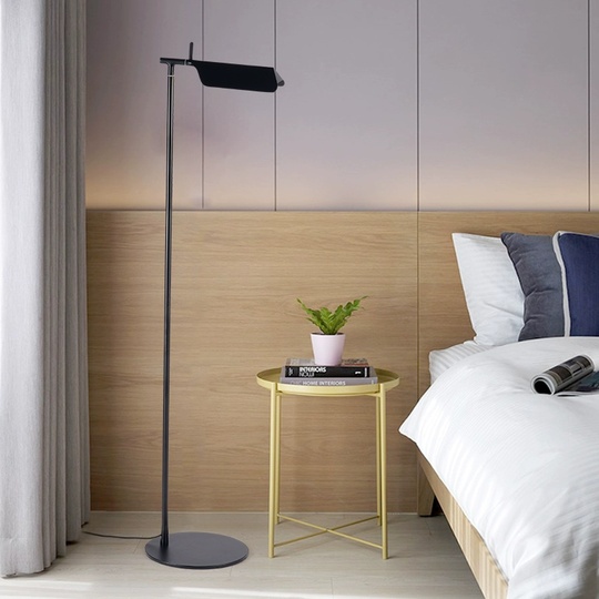 Торшер, черный, Taryes 30*145, LED, металл