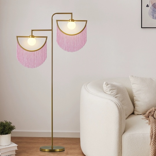 Торшер бронза Variablesa, 165*88 см, LED, G9*2, металл, 10 Вт