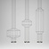 Дизайнерские светильники белый Avatrix, LED, e14, железо, кристалл