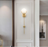 Настенный светильник медный, LUMINAIRE медный 63*12 см, LED, 10 Вт