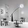 Торшер черный Altrexx, 150*175 см, LED, E27, металл, 14 Вт