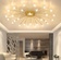 Люстра золотая Altreve, металл, стекло, 115*28 см, G4
