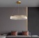 Люстра подвесная, золото, ПММА, MYLES GOLD 60*7, металл, LED