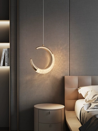 Светильник подвесной, золотой Elimora, металл, 20*18 см, LED