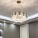 Подвесной светильник BURAK 50*20, золотой, кристалл, металл,  LED.