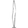Торшер белый Zenere white 18*18*180 см, LED, ПММА, 14 Вт
