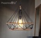 Дизайнерский светильник 38*38 см led, e14, жезело, веревка, Китай