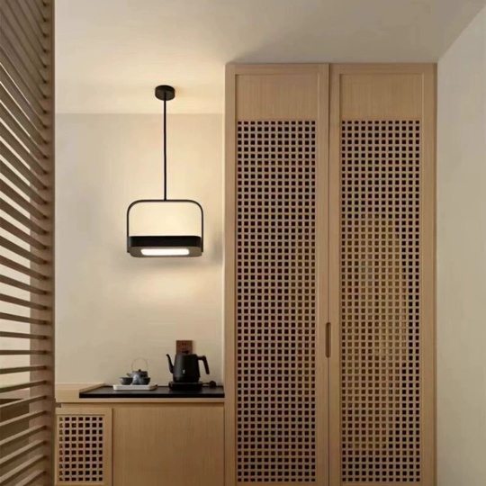 Люстра черная Eloraq, металл, 38*27 см, светодиодная, LED