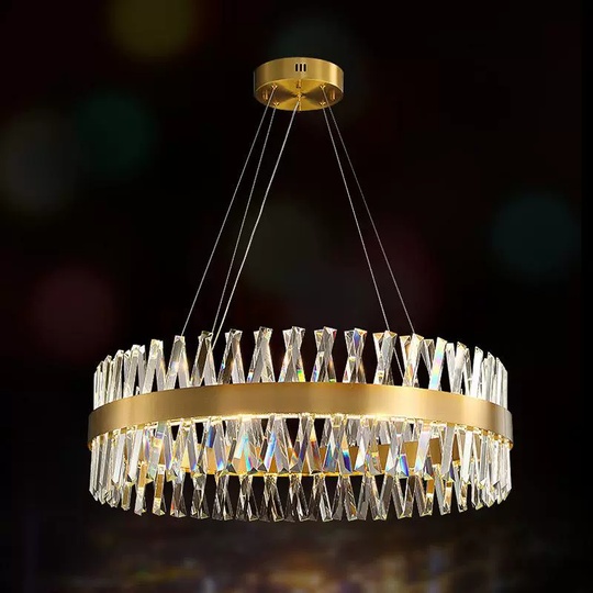 Люстра подвесная, медный, стекло, ROYAL 100*25, металл, LED.