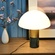 Зеленая настольная лампа MUSHROOM FLAIR, 30*35 см