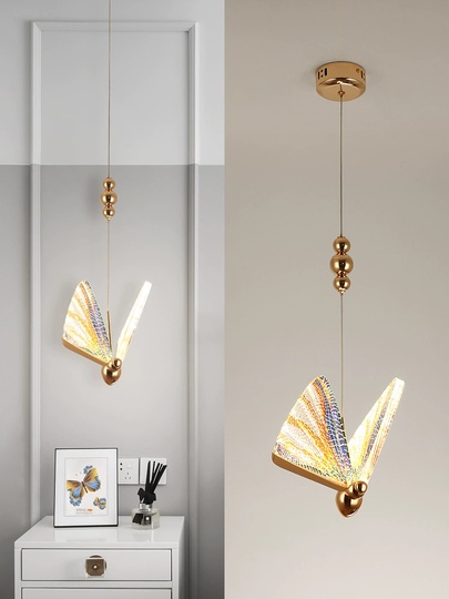 Подвесной светильник золотой Elybron, металл, 22*24 см, светодиодная, LED