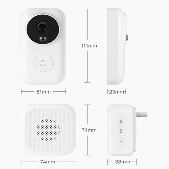 Умный дверной звонок Xiaomi Zero AI FJ01MLTZ