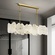 Светильник подвесной медный Elutron, медь, мрамор, 120*26 см, LED