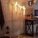 Торшер золото Shadof Three, 52*160 см, LED, металл, 6 Вт