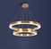 Люстра подвесная, медь, ПММА, ELLIOT 60*80 металл, LED.