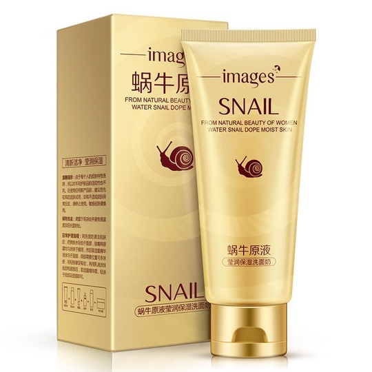Очищающая крем- пенка для умывания на основе муцина улитки Images Snail