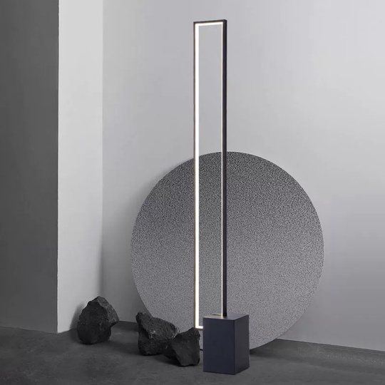 Торшер черный Aloryn, 20*140 см, LED, металл, 48 Вт