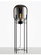 Торшер черный Elevora Gray, 45*140 см, LED, Е27, металл, 5 Вт
