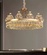 Подвесной светильник OSMAN 100*35, золотой, кристалл, металл,  LED.