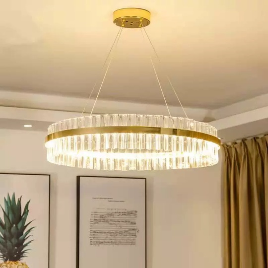 Люстра подвесная, медный, стекло, DECORATIVE 80*18, металл, LED.