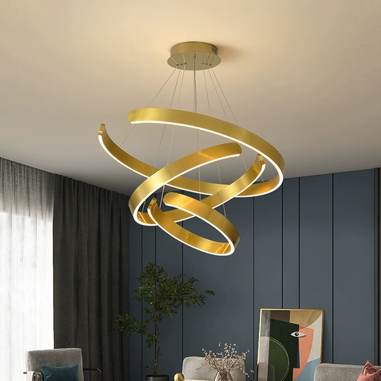 Люстра подвесная, медь, ПММА, RUBY 60*80*100 металл, LED.