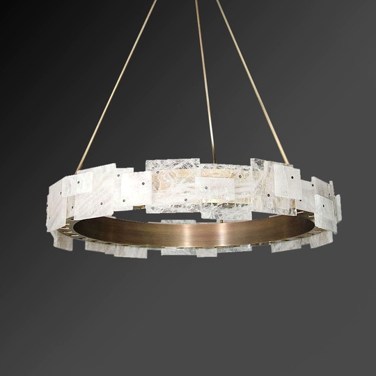 Люстра подвесная, бронза, стекло, CHANTI 60*95, металл, LED