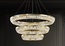 Люстра подвесная CANAN 80*180 золотой, хрусталь, металл, LED.
