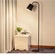 Торшер черный Alephor, 26*26*162 см, LED, Е27, металл, 10 Вт