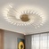 Люстра золотая Eltora, металл, 128*9 см, светодиодная, LED