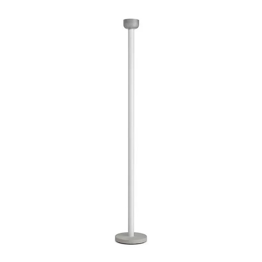 Торшер белый Elevith, 25*178 см, LED, мрамор металл, 10 Вт