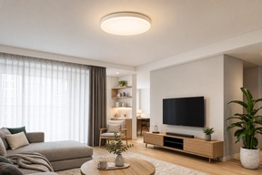 Потолочные LED-светильники по типам: накладные, встраиваемые, линейные, кольцевые и панели для разных помещений