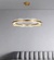 Светильник подвесной бронзовый Elviku, металл, трос 150 см, 70*13 см, LED